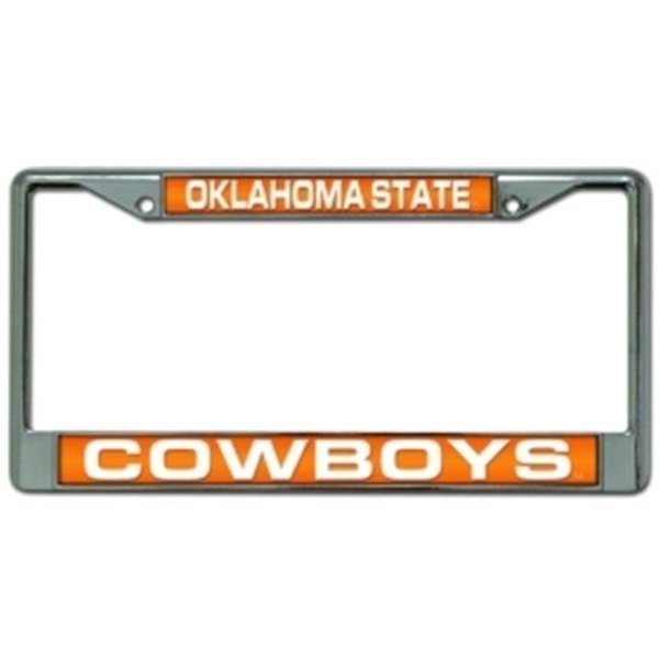 Cisco Independent Oklahoma State Cowboys Laser Cut Chrome License Plate Frame 9474640418